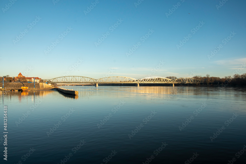 Krajobraz most drogowy Toruń