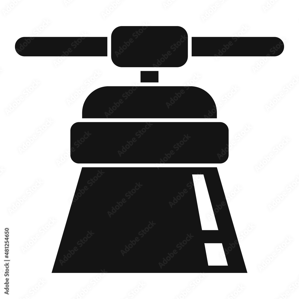 Hollywood light icon simple vector. Cinema film Hollywood light icon simple vector. Cinema film