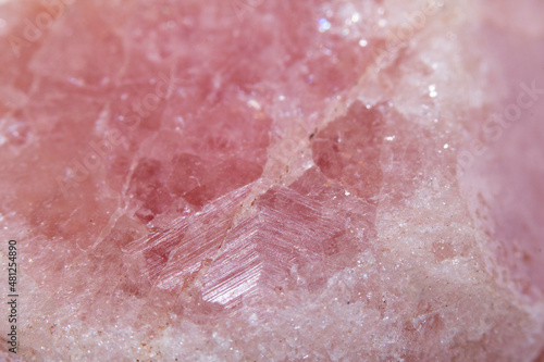 Close up of Semi-Precious Crystal Stone with Jagged Spiritual Edges