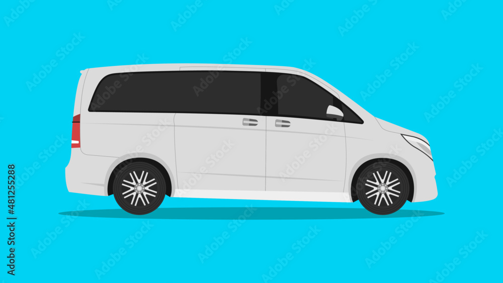 Illustration of a transport van