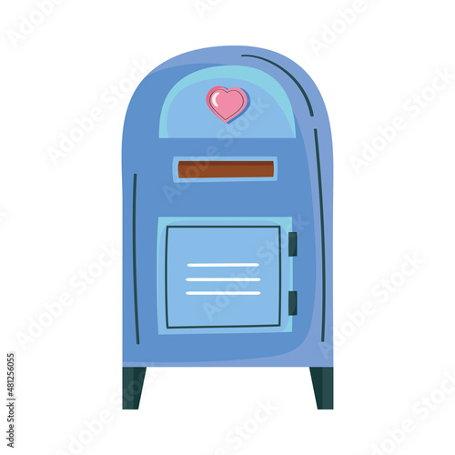 mailbox with heart