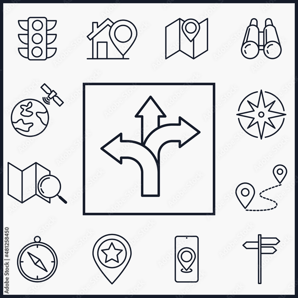Set of Navigation icon. location, GPS elements pack symbol template for graphic and web design collection logo vector illustration Set of Navigation icon. location, GPS elements pack symbol template for graphic and web design collection logo vector illustration