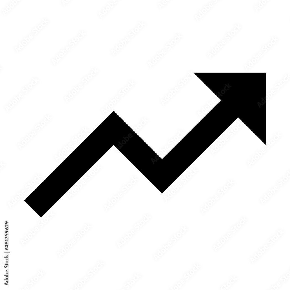 Trending Up Vector, Trending Icon
Trending Up Vector, Trending Icon