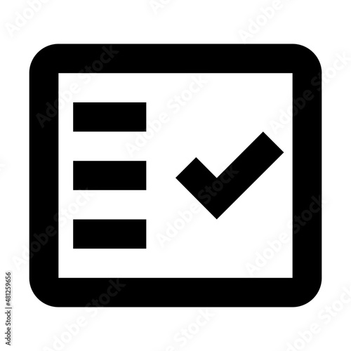 Fact Check Vector, Check Icon

