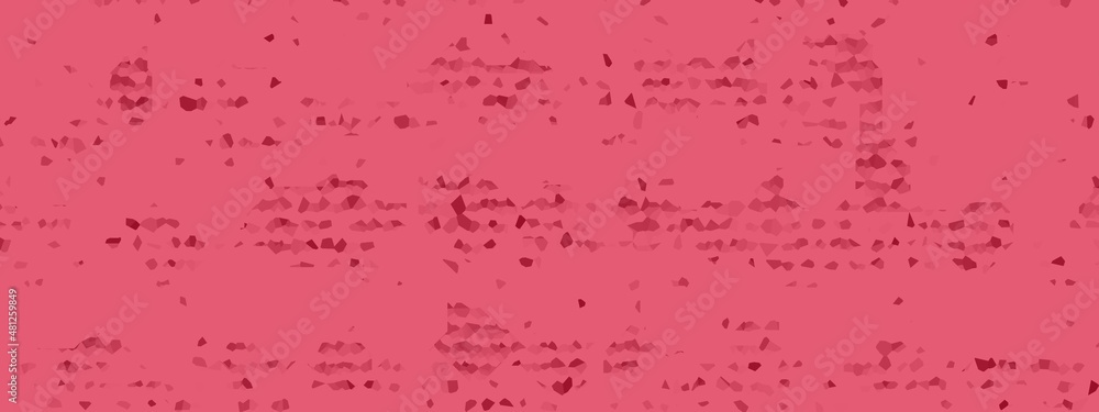 Banner, random geometric shapes with Crimson color. Random pattern background. Texture Crimson color pattern background.