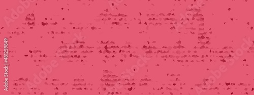 Banner, random geometric shapes with Crimson color. Random pattern background. Texture Crimson color pattern background.