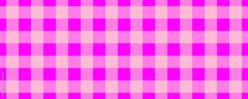 Banner, plaid pattern. Magenta on Beige color. Tablecloth pattern. Texture. Seamless classic pattern background. Banner, plaid pattern. Magenta on Beige color. Tablecloth pattern. Texture. Seamless classic pattern background.