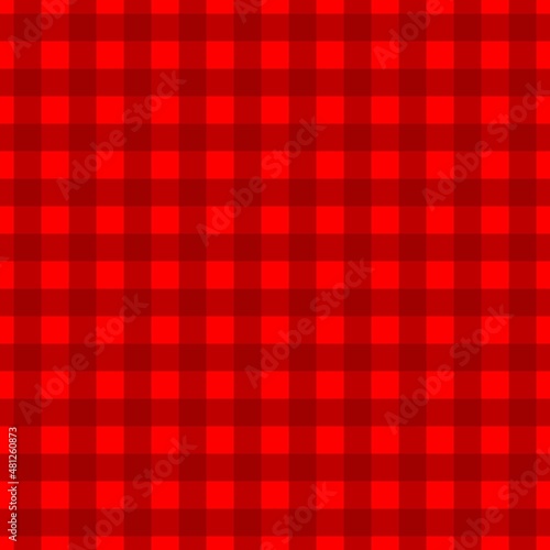 Plaid pattern. Red on Maroon color. Tablecloth pattern. Texture. Seamless classic pattern background.