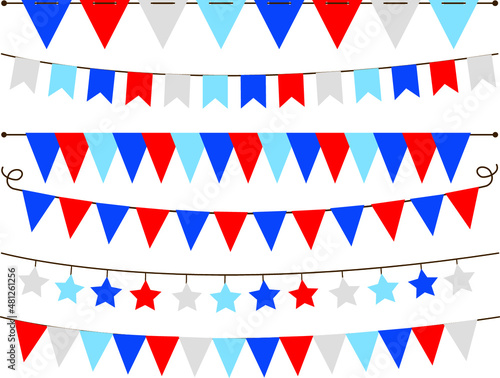 Bunting Pennants Independence day