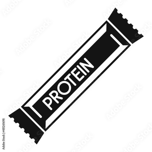 Sport vitamin icon simple vector. Protein nutrition