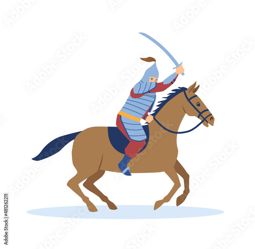 Mongol conquest concept. Time Of Genghis Khan