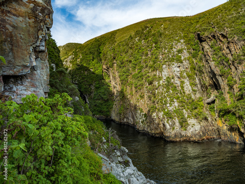 Storm river in gorge in the Tsitsikamma national park