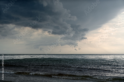 Thundercloud at the Baltic Sea