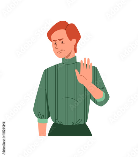 Negative gesture concept