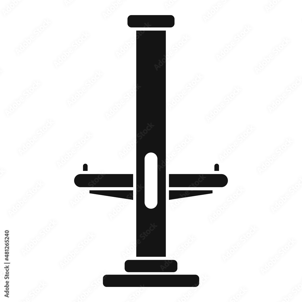Hoist car lift icon simple vector. Auto garage Hoist car lift icon simple vector. Auto garage