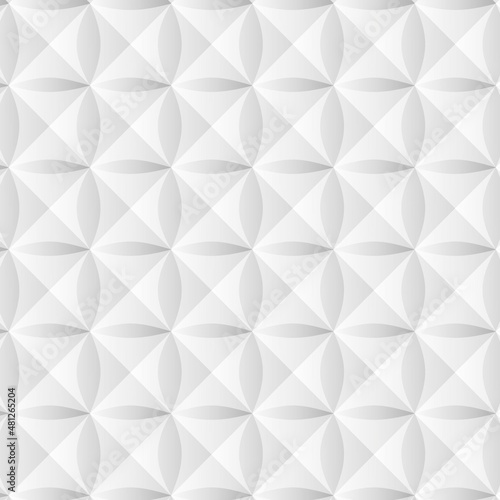 Graphics of geometric patterns in white color in vector 03