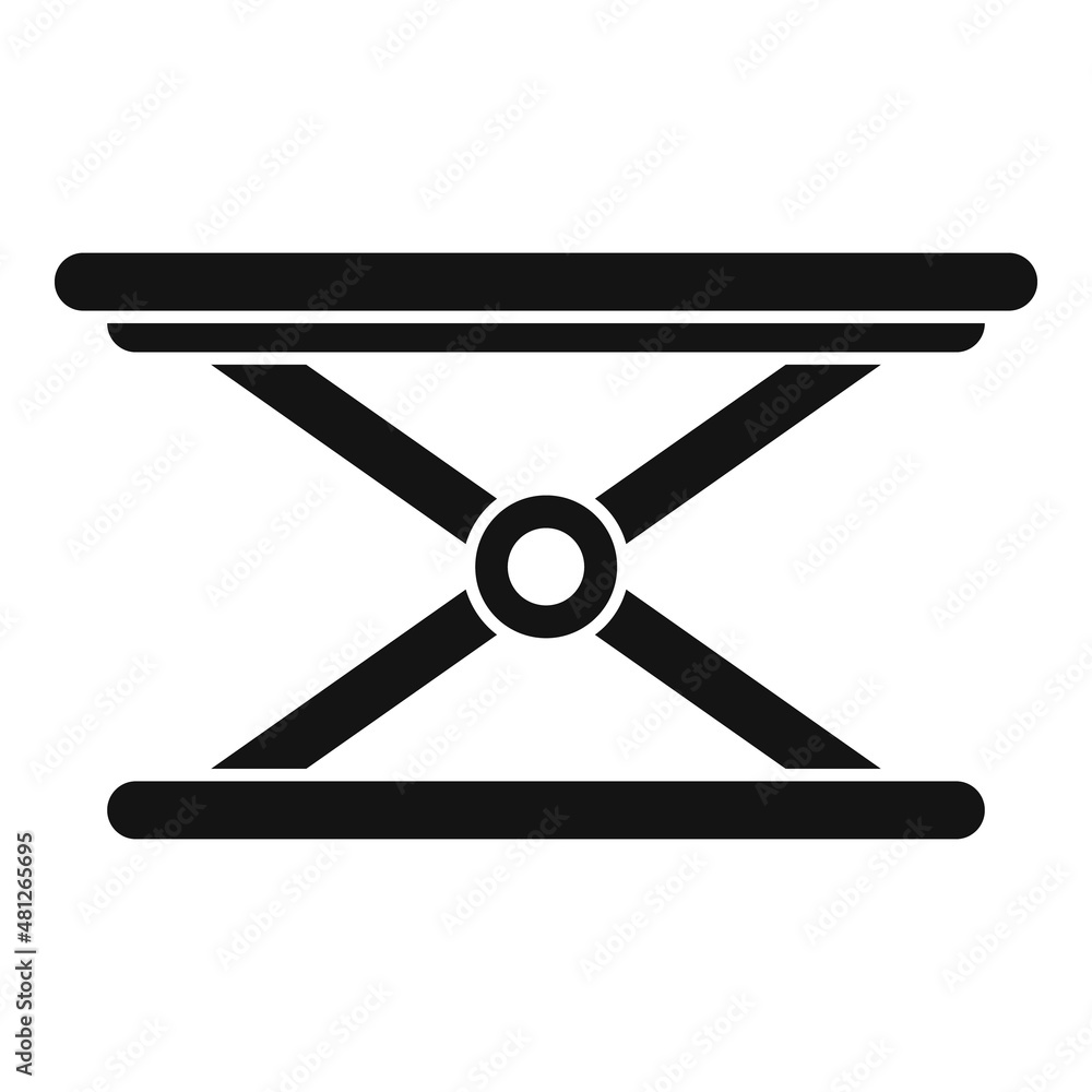 Reparing car lift icon simple vector. Auto repair Reparing car lift icon simple vector. Auto repair