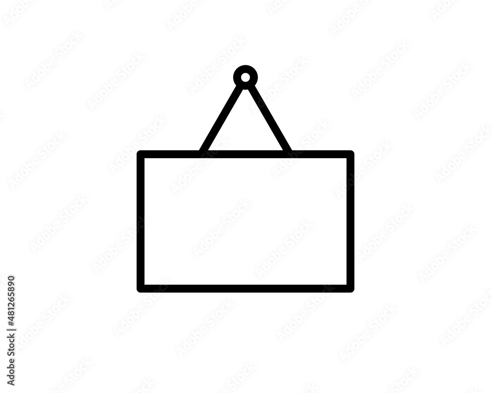 Signpost, Road Sign Icon Vector Design Template. Road sign line icon. Signpost outline linear symbol. Travel pointer. Vector isolated on the white background Signpost, Road Sign Icon Vector Design Template. Road sign line icon. Signpost outline linear symbol. Travel pointer. Vector isolated on the white background