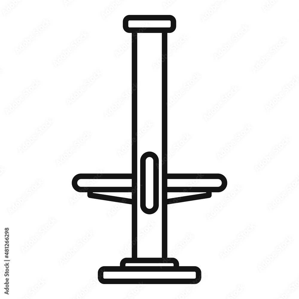 Car lift jack icon outline vector. Auto repair Car lift jack icon outline vector. Auto repair