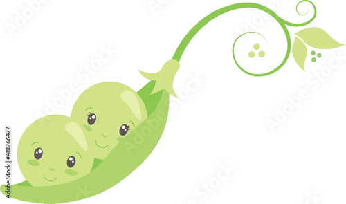 baby twins peas in a pod