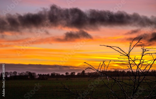 Obraz na płótnie Sunset Sun Sky Heaven w salonie