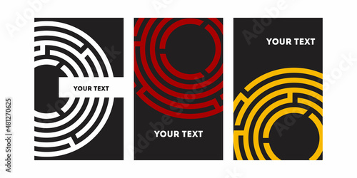 Escape Room collection banner template vector. Quest Room design template concept. Banner background design, modern trend design. Vector Illustration.
