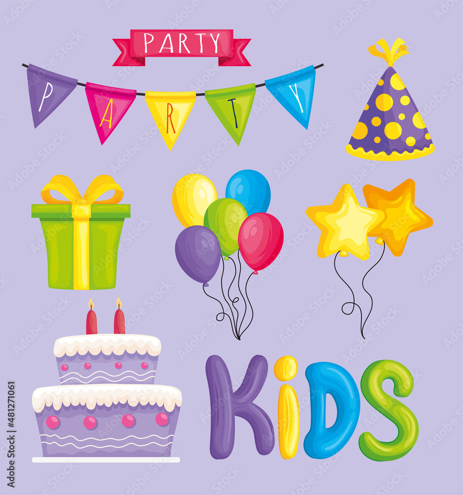 party kids icons