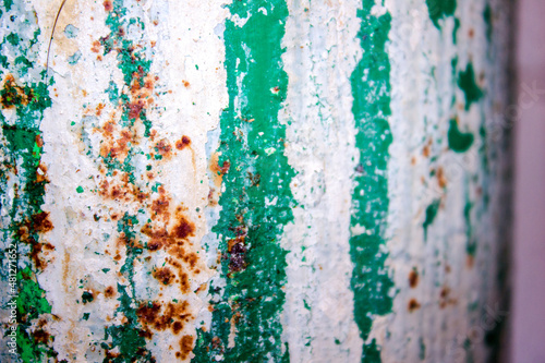 pipe with rust and old paint. texture of an old pipe. abstraction