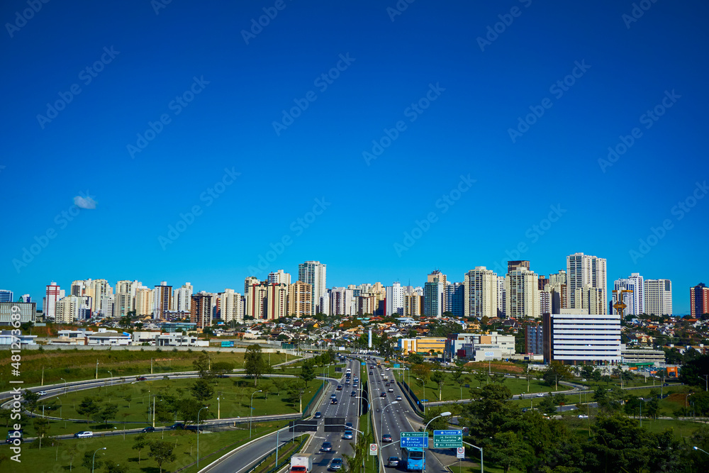 Fototapeta premium sao jose dos campos city skyline