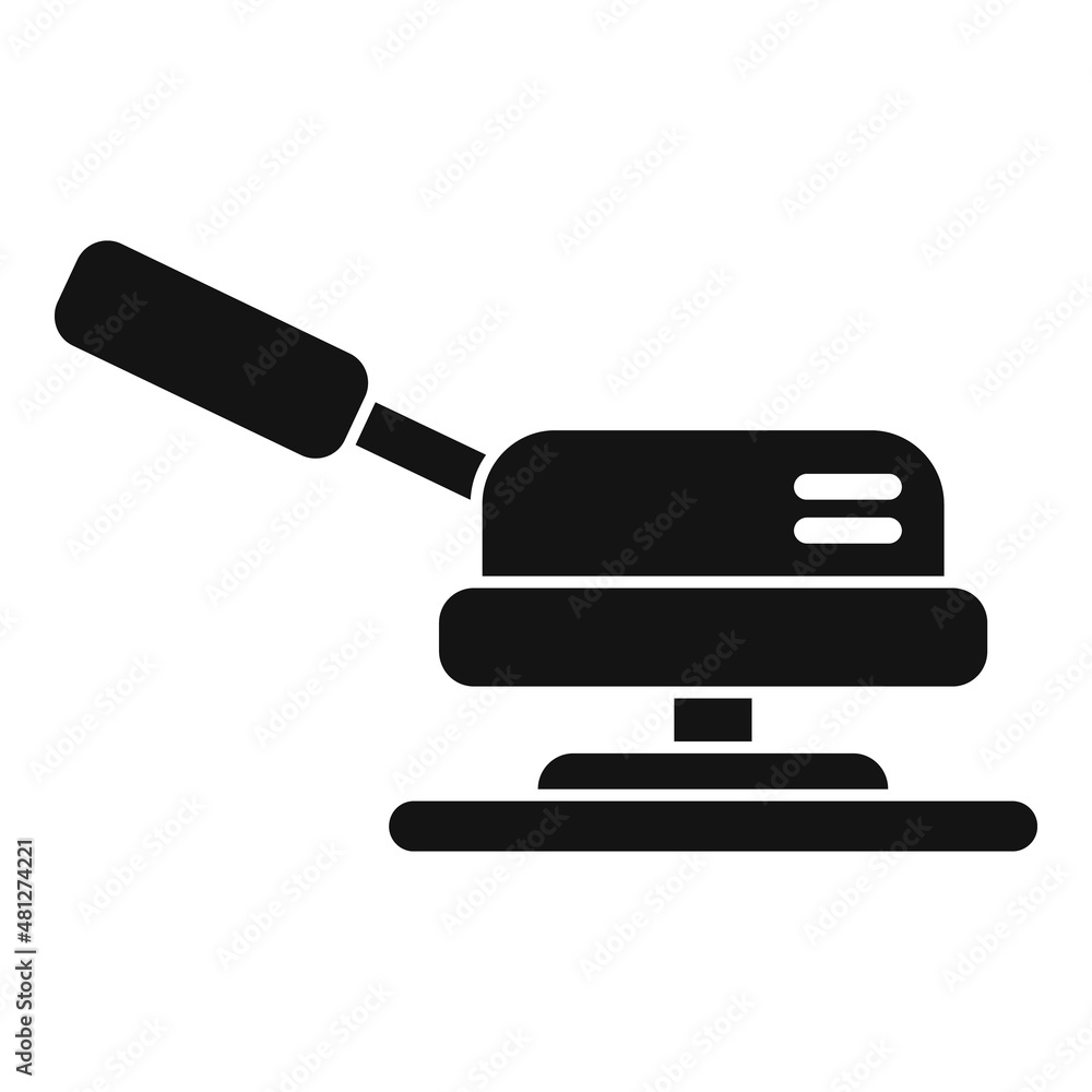 Blade grinding machine icon simple vector. Hand tool Blade grinding machine icon simple vector. Hand tool