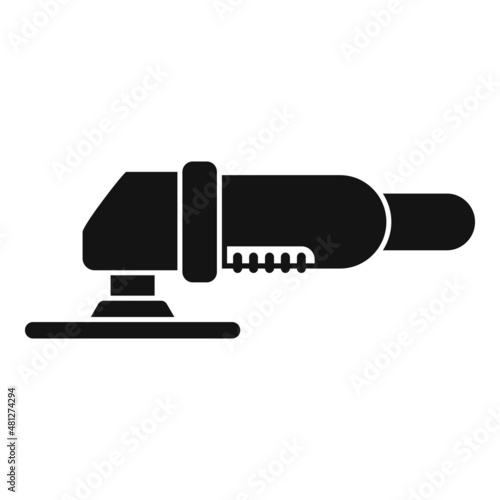 Factory grinding machine icon simple vector. Grinder tool