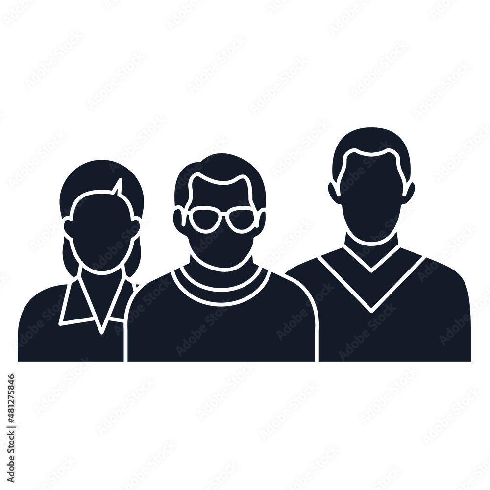 Set of Human Group Icon. people family pack symbol template for graphic and web design collection logo vector illustration Set of Human Group Icon. people family pack symbol template for graphic and web design collection logo vector illustration