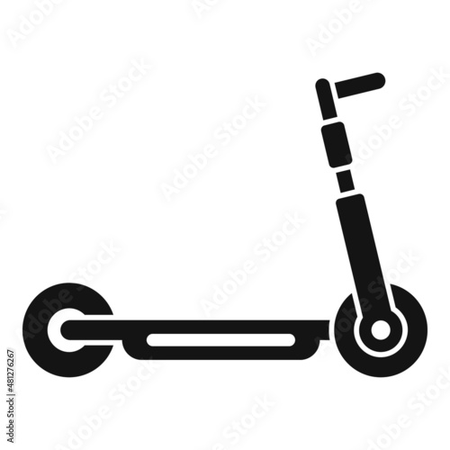 Electric bike icon simple vector. Scooter transport