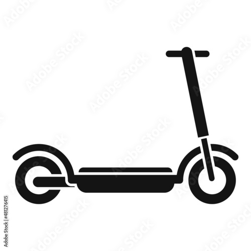 Escooter icon simple vector. Electric scooter photo