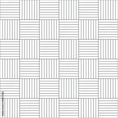 Striped herringbone seamless pattern, Vector illustration.