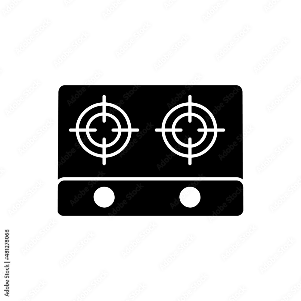 stove icon in black flat glyph, filled style isolated on white background stove icon in black flat glyph, filled style isolated on white background