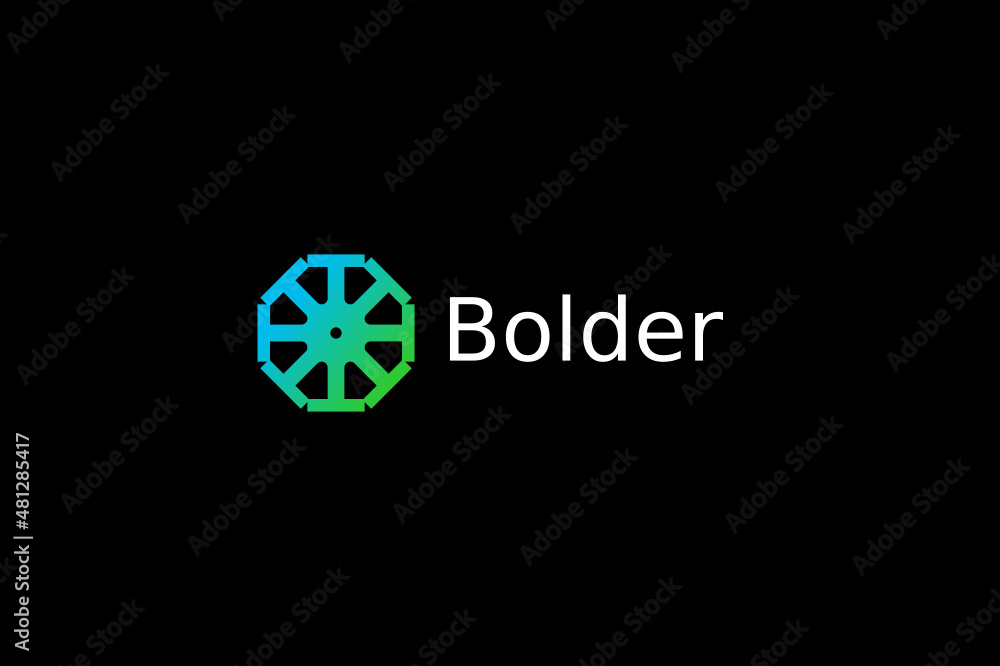 bold modern tech logo design bold modern tech logo design