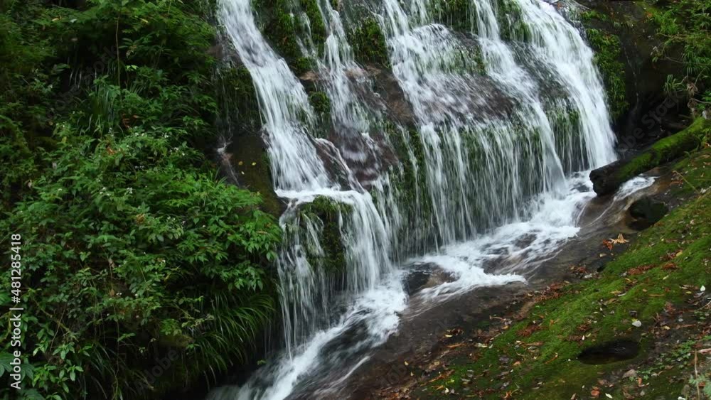 Lan Sadat, Kew Mae Pan Waterfall at Doi Inthanon National Park in Chiangmai, Thailand. Lan Sadat, Kew Mae Pan Waterfall at Doi Inthanon National Park in Chiangmai, Thailand.