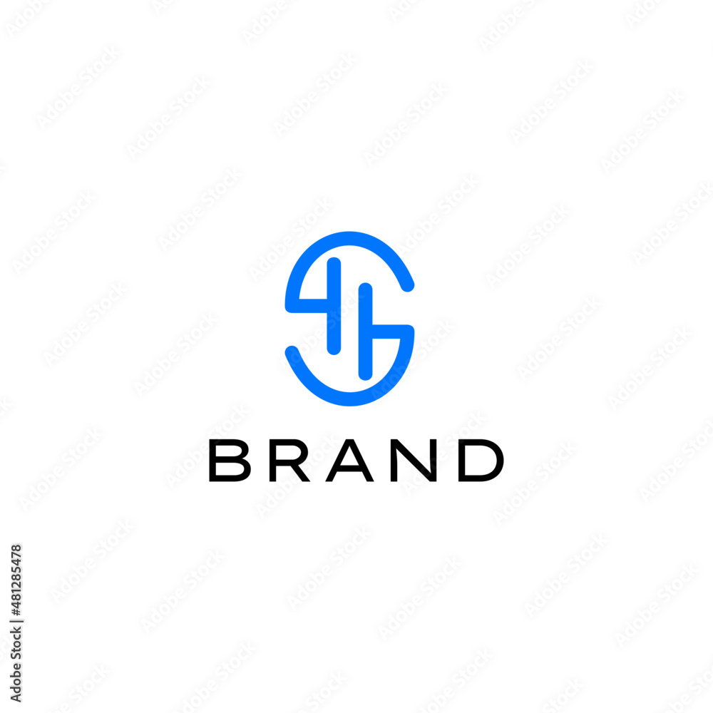 tech line letter s logo design tech line letter s logo design