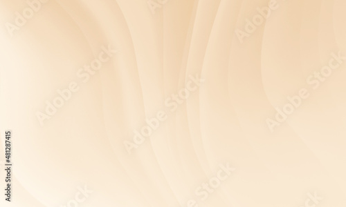 Fotografie Abstract white brown creamy colors gradient with wave texture background