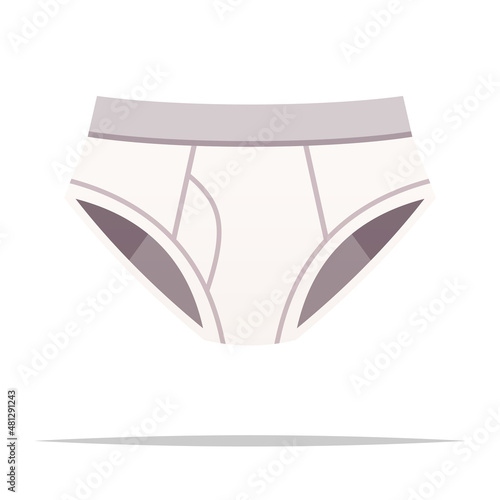 Men brief underwear vector isolated illustration