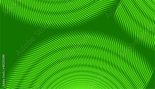 Green Psychedelic Linear Wavy Backgrounds