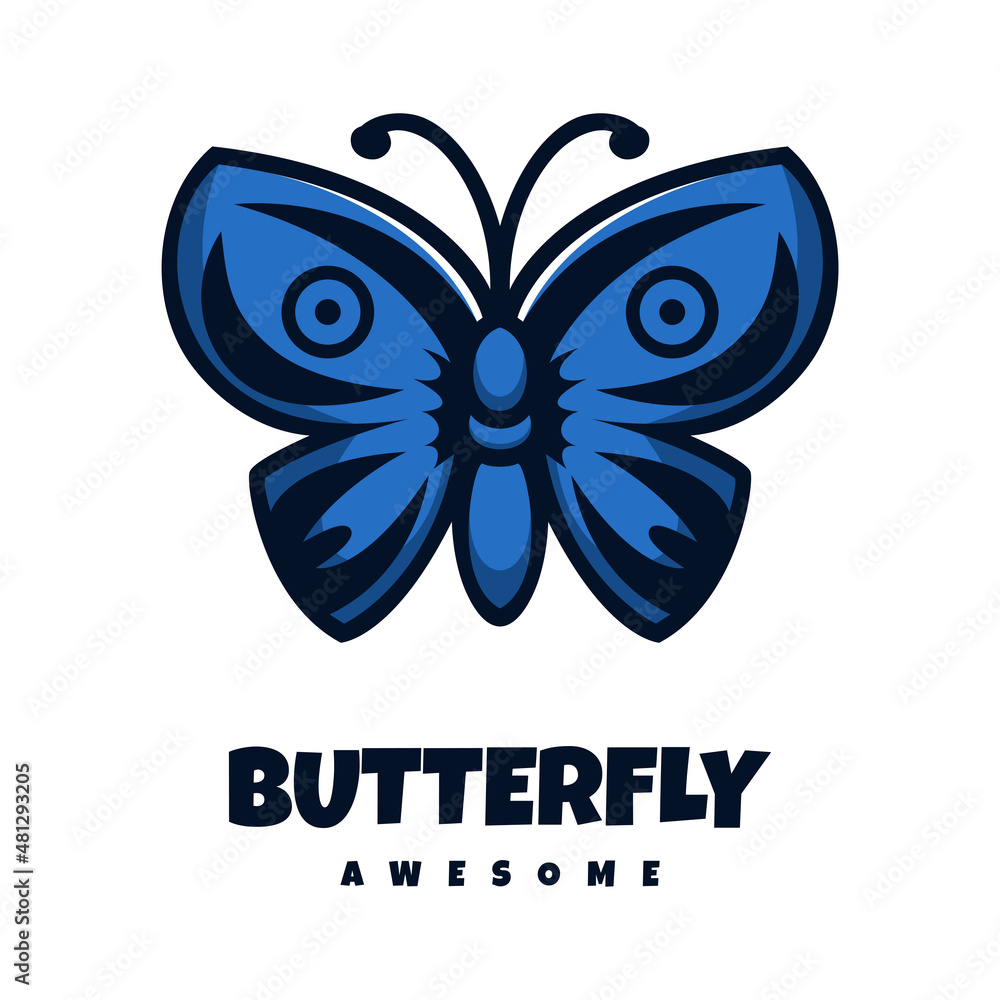 Illustration vector graphic of Butterfly, good for logo design Illustration vector graphic of Butterfly, good for logo design