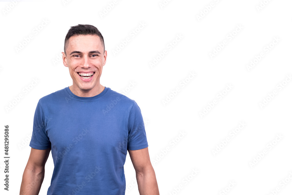 Portrait of a man smiling to the camera Portrait of a man smiling to the camera