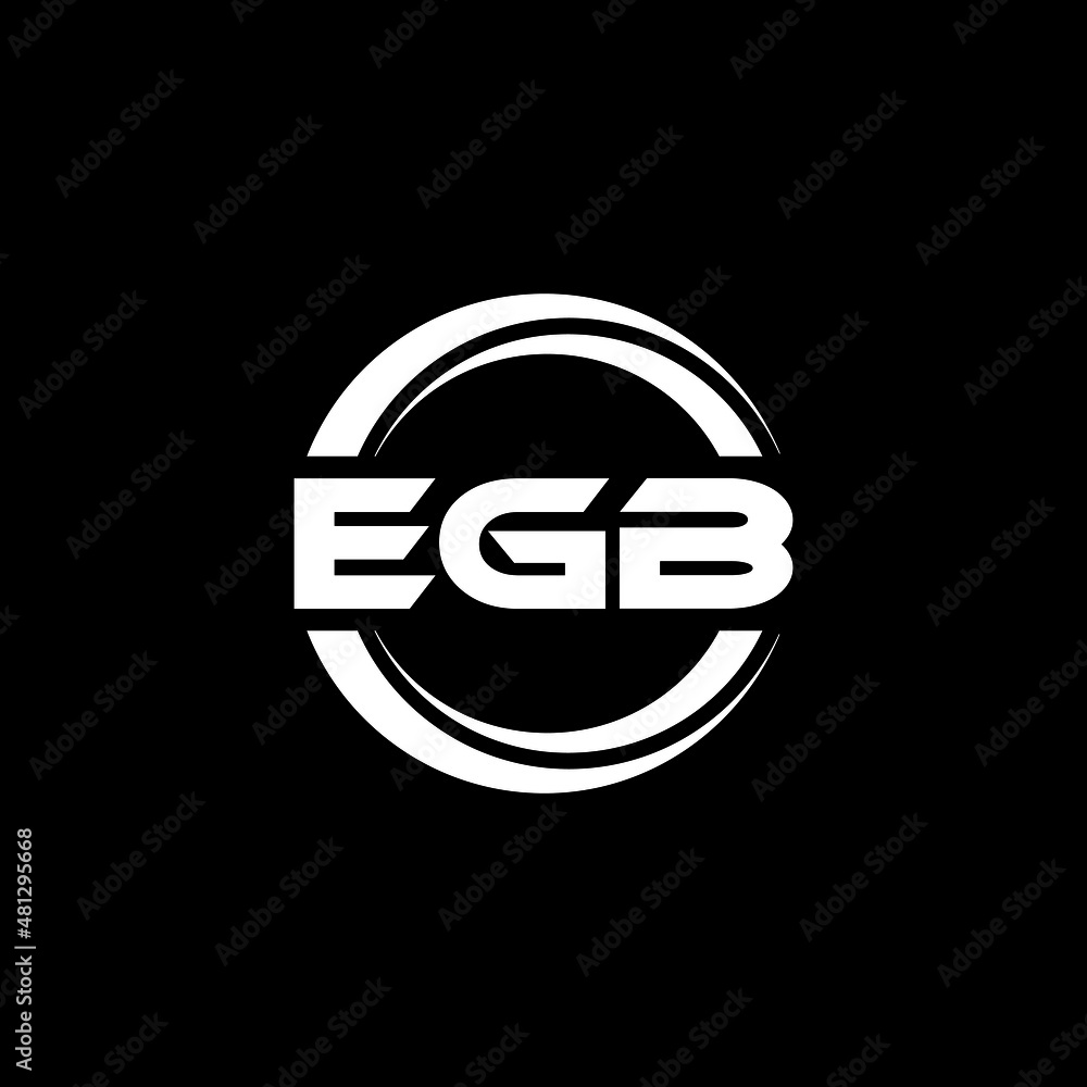 EGB letter logo design with black background in illustrator, vector logo modern alphabet font overlap style. calligraphy designs for logo, Poster, Invitation, etc. EGB letter logo design with black background in illustrator, vector logo modern alphabet font overlap style. calligraphy designs for logo, Poster, Invitation, etc.