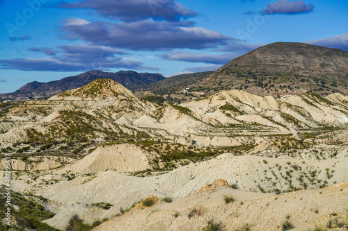 The Badlands of Abanilla and Mahoya near Murcia in Spain © rudiernst