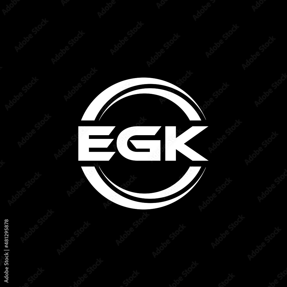 EGK letter logo design with black background in illustrator, vector logo modern alphabet font overlap style. calligraphy designs for logo, Poster, Invitation, etc. EGK letter logo design with black background in illustrator, vector logo modern alphabet font overlap style. calligraphy designs for logo, Poster, Invitation, etc.