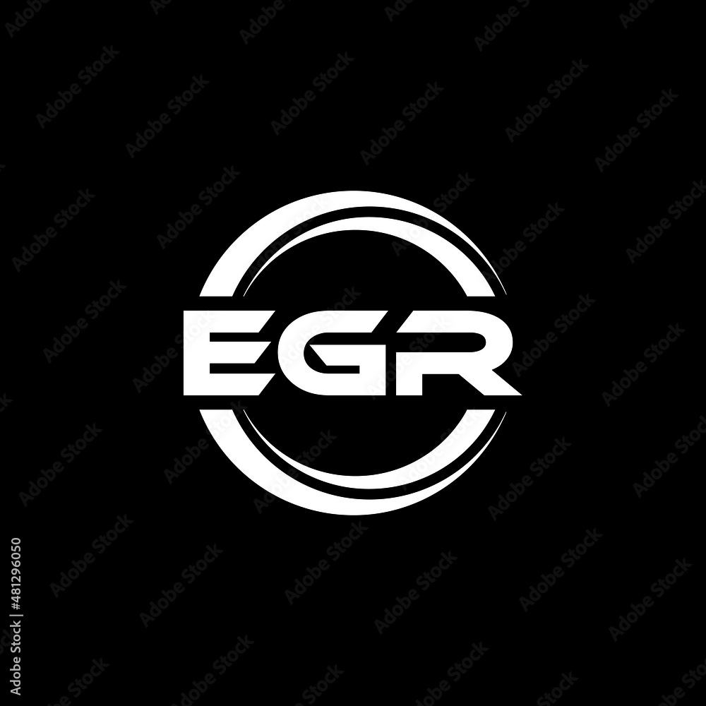 EGR letter logo design with black background in illustrator, vector logo modern alphabet font overlap style. calligraphy designs for logo, Poster, Invitation, etc. EGR letter logo design with black background in illustrator, vector logo modern alphabet font overlap style. calligraphy designs for logo, Poster, Invitation, etc.