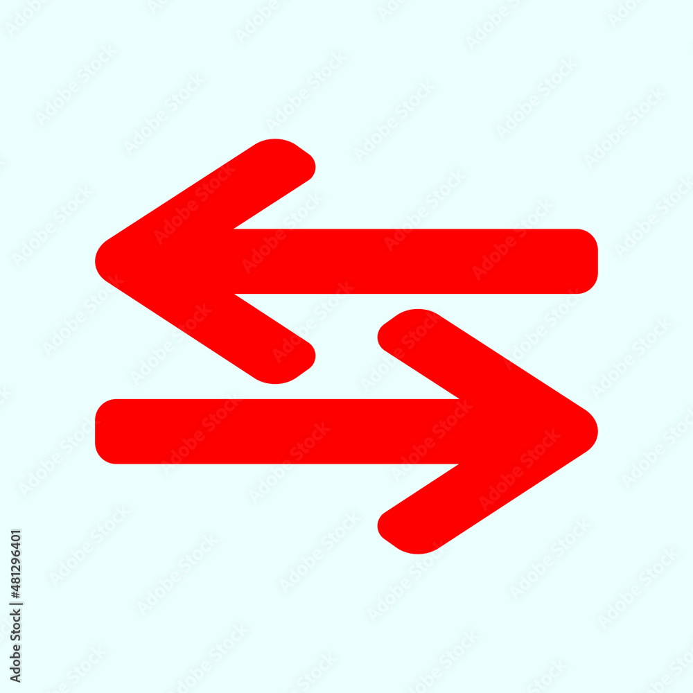 Red arrow icon vector EPS- 10 Red arrow icon vector EPS- 10