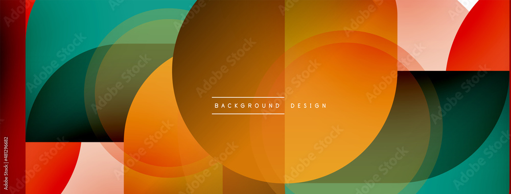 Creative geometric wallpaper. Minimal circle triangle and square line abstract background. Vector illustration for wallpaper banner background or landing page Creative geometric wallpaper. Minimal circle triangle and square line abstract background. Vector illustration for wallpaper banner background or landing page
